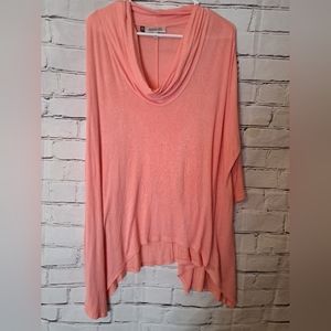 Jennifer Lopez Cowl Neck 3/4 Sleeve Top